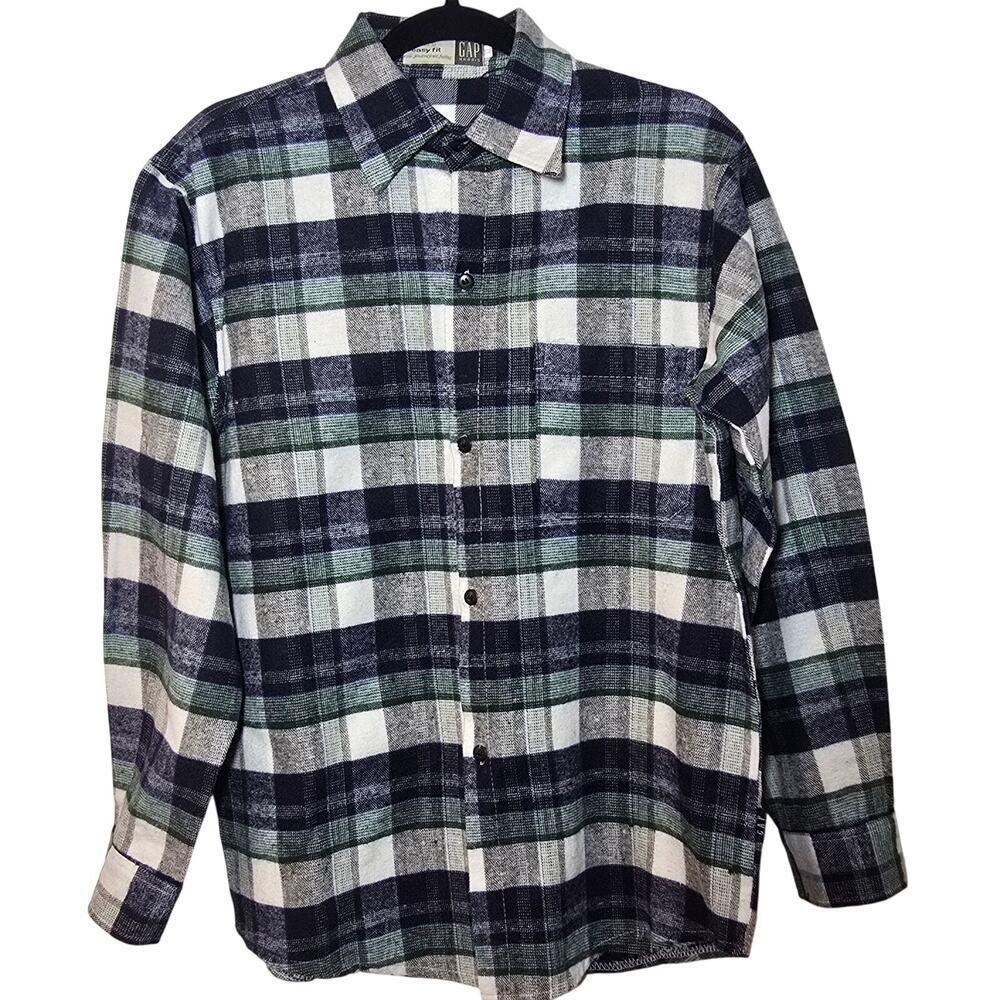 Gap Easy Fit Classic Plaid Button Down Shirt
Shacket Jacket Men's Size XL Rustic